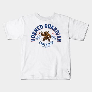 Horned Guardian of the Labyrinth Kids T-Shirt